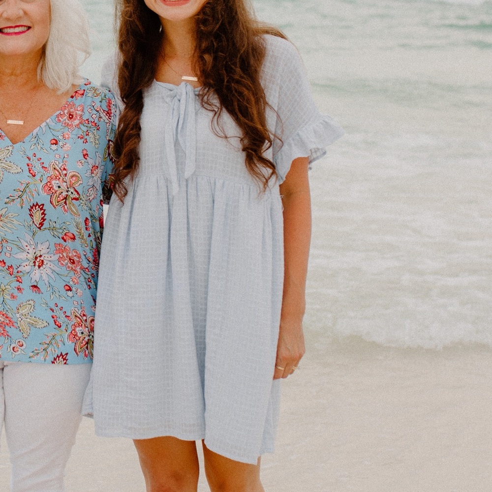 ASOS Babydoll Style Dress Light Blue